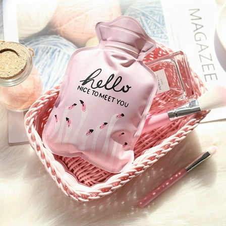 LOLIPPYY Thick Rubber Hot Water Bottle Multi Color for Warming and Ice Use