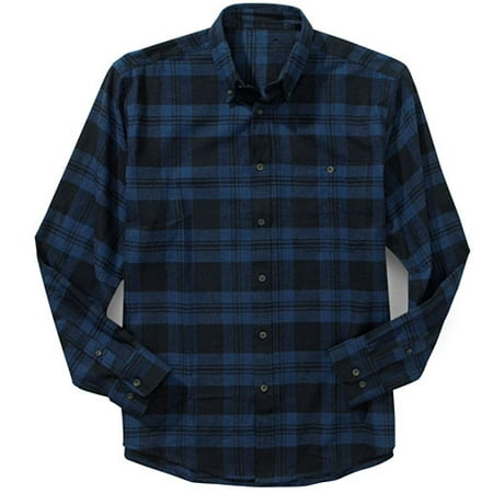 Big Men's Plaid Flannel Shirt