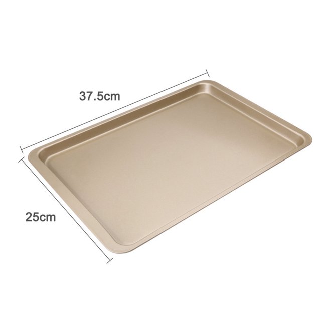 CAROOTU Plaques de Cuisson pour Four Plaque à Biscuits Antiadhésive Plateau de Cuisson Grand Usage Intensif Sans Rouille Non Toxique