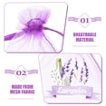 thumbnail image 3 of HINTRMENT 50pcs Empty Sachets Bag Lavender Purple Gauze Breathable for Wedding, 3 of 6