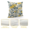 thumbnail image 4 of Nawypu Spring Pillow Covers, Watercolor Blue and Yellow Flower Decorative Throw Pillows,Vintage Plant Floral Summer Seasonal Outdoor Decor Pillowcase Cushion Cover for Couch Sofa, 4 of 5