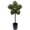 Potted plant style, variant on Artificial Five-Pointed Star Shaped Patriotic Topiary Tree,Red White Blue Artificial Flowers with Stakes,for 4th of July, Memorial Day, Front Yard, Lawn, Patio & Garden Decorations