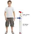 thumbnail image 5 of Pepe - Forearm Crutches for Kids (x2 Units), Kids Crutches, Colored Crutches, Child Crutches Adjustable - Made in Europe, 5 of 8