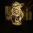 thumbnail image 1 of Luz nocturna LED 3D Plants vs Zombies Monas que cambia de color, 1 of 1