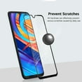 thumbnail image 4 of SCL Protecteur d'Écran Compatible avec Moto G8 Plus, [2 Pack] Couverture Complète Incurvée 3D Trempé, 4 of 5