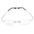 thumbnail image 2 of Lentes ópticos Sin Montura Flexibles Del Negocio Del Marco Vidrios ópticos Del Plateado Salvador Montura de anteojos sin montura, 2 of 8