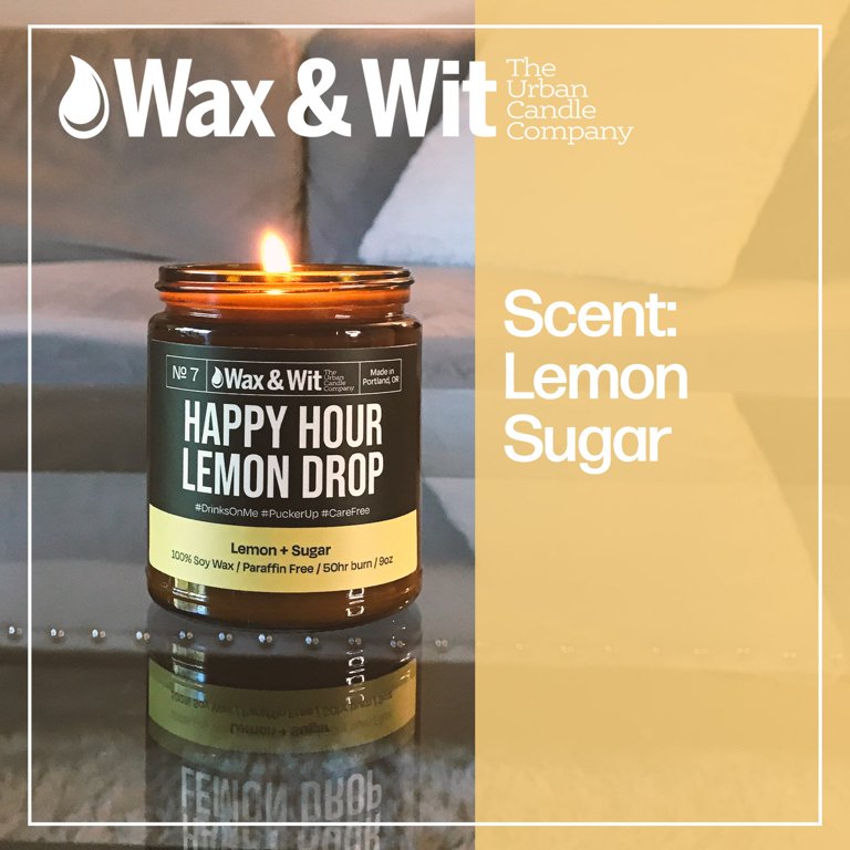 WAX & WIT Funny Candles, Aromatherapy Candle, Non Toxic Natural Candles,  Soy Wax Scented Candles Gifts for Women, Candles for Home Scented,  Housewarming Gift, Candles for Men and Women, Jar Candle 