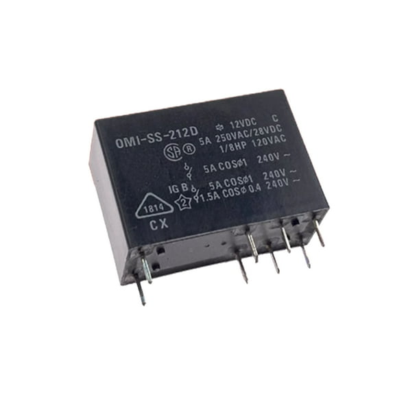 2pcs OMI-SS-212D 12V 5A 8pins relay