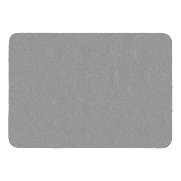 Alfombrilla de baño de piedra ecológica, alfombrilla de tierra de diatomeas de secado rápido y súper absorbente, antideslizante, fácil de limpiar, almohadilla de secado de platos resistente al calor
