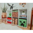 thumbnail image 4 of Minecraft 10-Inch Storage Bin Organizer Set | Creeper, TNT, Grass, Craft Table, 4 of 7