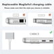 thumbnail image 3 of For MacBook 2m 140W Compatible with MagSafe 3 Braided Cord USB-C to Magnetic Charging Cable, 3 of 5