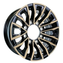 Aluminum Trailer Wheel 16X6 16" Brushed Gold Finish 8 Lug On 6.5" Center Edge Rim
