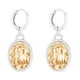 thumbnail image 1 of Arete para Mujer con Cristal Swarovski en Forma de Oval – Bañado en Rodio– Arete Elegante y Brillante, Aretes de Mujer de Moda– Joyería para Mujer de Moda– Regalo especial Ortiz Espinosa Temporada, 1 of 5