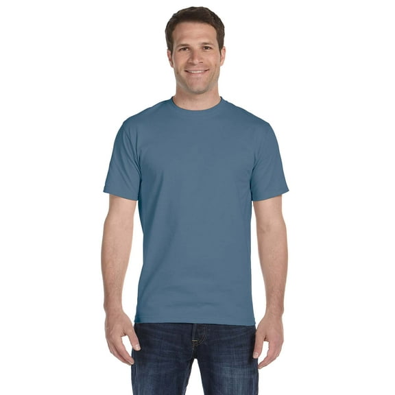 Hanes - Essential-T T-Shirt - 5280, Denim Blue, M, Pack Of 6, Hanes Mens T-Shirts