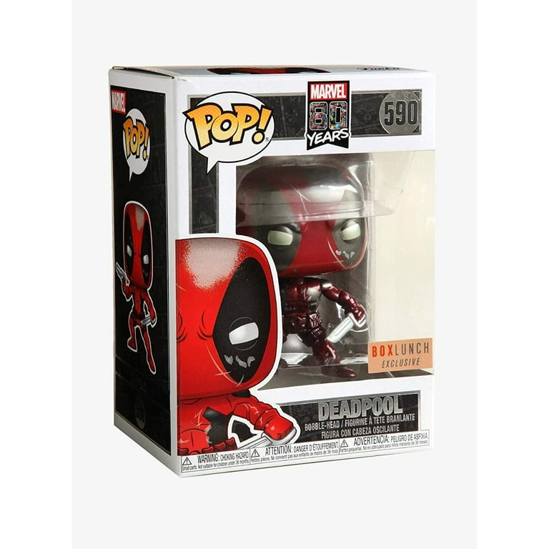 Amazon.com: BanDxin Marvel 80 Years Deadpool Exclusive Pop Vinyl 590,  FU45347, One Size : Toys & Games