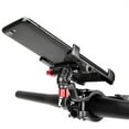 thumbnail image 3 of PROMEND Strong Aluminum Alloy Bike Phone Mount Motorcycle Phone Holder 360° Rotation Adjustable Phone Cradle 31.8mm Handlebar, 3 of 7