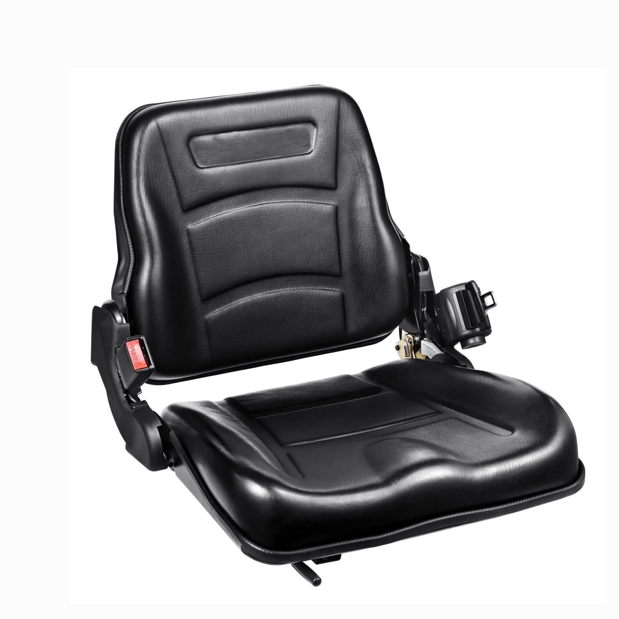 Universal Forklift & Tractor Seat, Adjustable Back with Micro Switch, 6.3-13.4" Slot for Loader & Excavator