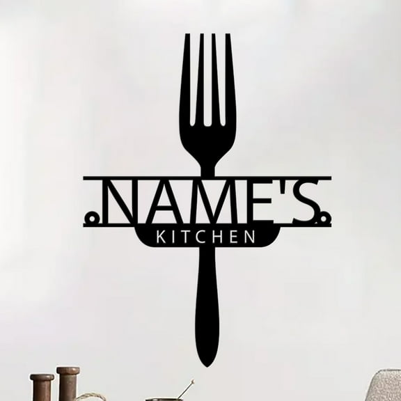 Custom Personalized Metal Kitchen Wall Art, Housewarming gift, Mom’s Kitchen Sign, Kitchen Gift for Mom, Custom Metal Sign