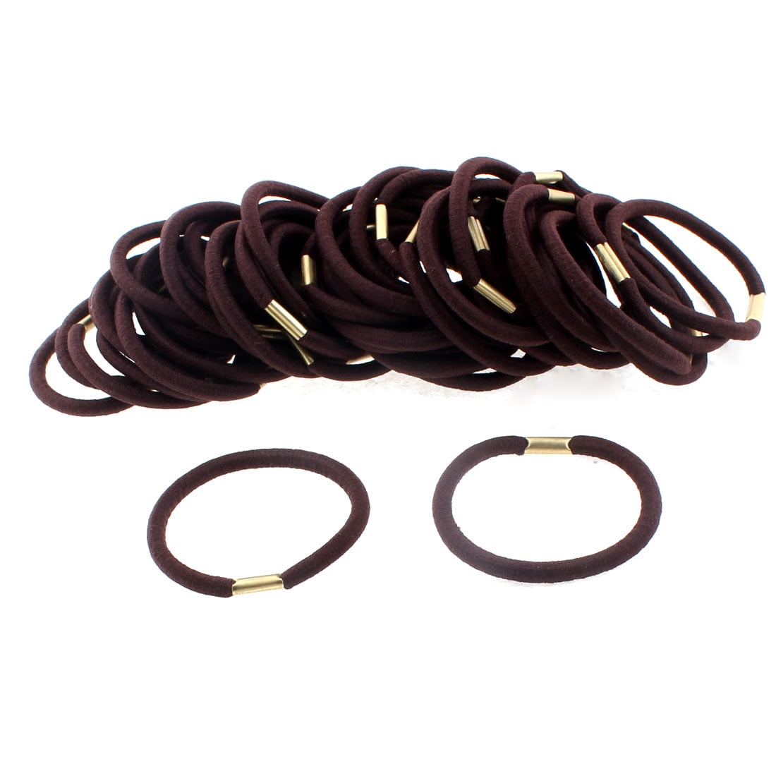 Women Elastic Hair Tie Rope Band Hairband Ponytail Holder Coffee Color  women-elastic-hair-tie-rope-band-hairband-ponytail-holder-coffee-color