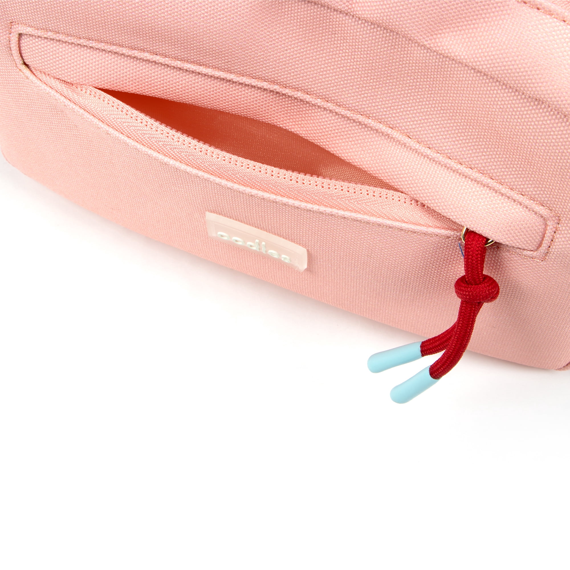 Oodles Pink Floral Print Cross-Body Pet Waste Bag Carrier with Removable Strap, One Size