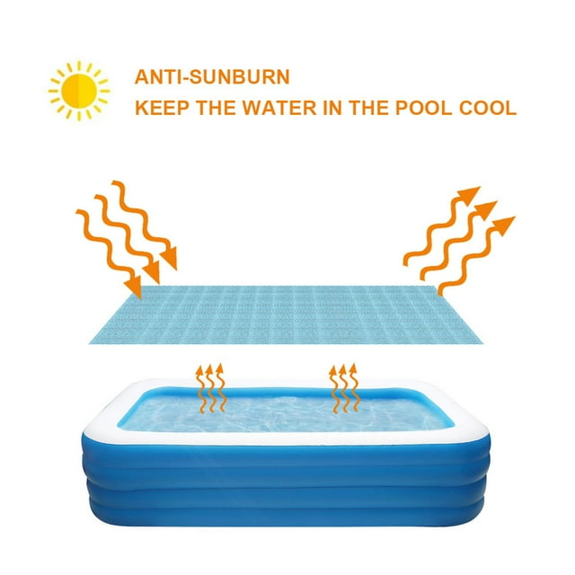 Dvkptbk Swimming Pool Film Swimming Pool Cover Swimming Pool Insulation Film Mat Rain Cloth Ground Cloth Swimming