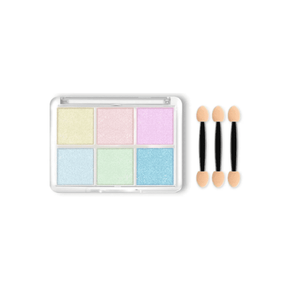 Kit Para Uñas Efecto Espejo Aurora Con 6 Malubero Multicolor