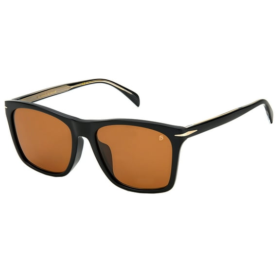 David Beckham DB 1054/F/S 807-70 57 Men's Sunglasses - Black Frame, Grey Lenses