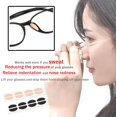 thumbnail image 2 of Eyeglass Nose Pads, Soft Non-Slip Foam Nose Pads Self Adhesive for Sunglasses,Plastic Frames Glasses,Glasses,D-Shape,20 Pairs(Black), 2 of 6