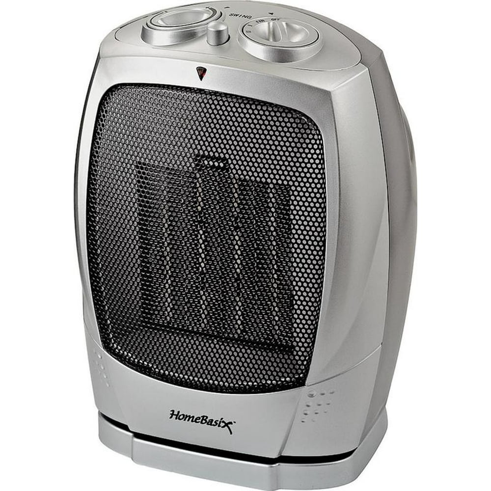 PowerZone Oscillating Electric Heater, 750/1500 W