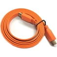 thumbnail image 1 of Techcraft Flat HDMI Cable V1.4 Support 3D And Ethernet 1080P 5 Feets Orange, 1 of 2