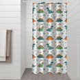 thumbnail image 2 of Dinosaur and Rainbow Pattern Shower Curtain 36"x72" ,Bathroom Decorative Shower Curtains Set with 12 Hooks,Modern Waterproof Washable Shower Curtain, 2 of 6