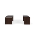 thumbnail image 4 of OFM Fulcrum Series Office Furniture Set, 72" Table Desk, 72" Credenza, Filing Cabinet, Modesty Panel, Leg Panels, in Mahogany, 4 of 5