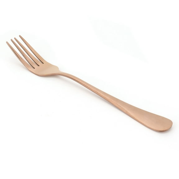 Dinner Forks, Extra Fine Stainless Steel Forks for Home, Kitchen or Restaurant, Mirror Finish, Dishwasher Safe[Rose Gold]