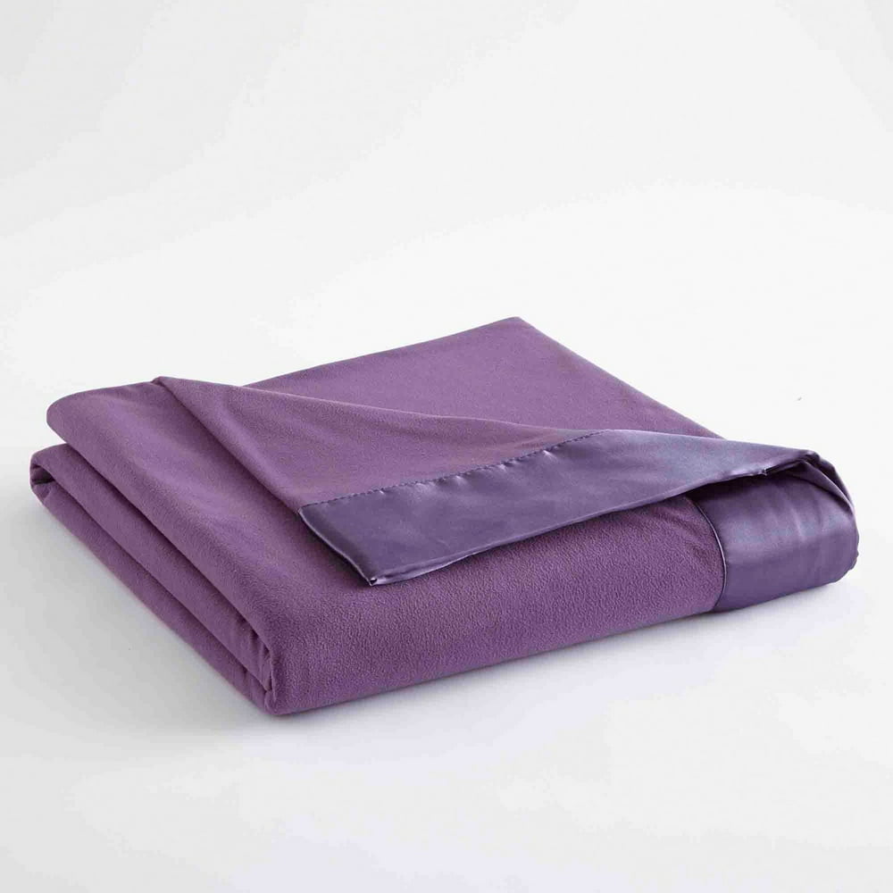 Shavel Home Products All Seasons Sheet Blanket, Full/Queen, Plum