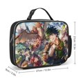 thumbnail image 2 of Boku My Hero Academia Portable Insulated Lunch Bag Lunch Box Bento Bag Picnic Bag Detachable Meal Bag Reusable Lunchbag, 2 of 8