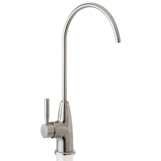iSpring GA1-HS Stainless Steel Kitchen Bar Sink Reverse Osmosis RO Filtration Drinking Water Faucet, Brushed Nickel Finish