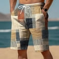thumbnail image 2 of kamemir Cargo Shorts Men's Twill Cargo Short(White,XXL), 2 of 4