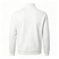 thumbnail image 4 of JULMCOMO Quarter Zip Pullover Sweatshirt for Men Solid Color Stand Collar Long Sleeve Casual Athletic Tops for Fall Winter White XL, 4 of 8