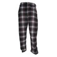 thumbnail image 2 of Mens Pajama Sets One Solid Top & One Plaid Bottom (S, Blk/Red), 2 of 4