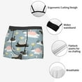 thumbnail image 3 of Yiaed Swan Princess On Lake Print Men's Soft Cotton Boxer Shorts Breathable Boxers Underwear Moisture-Wicking Underwear Stretch Boxer Briefs for Man-X-Large, 3 of 5