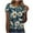 Style 06, variant on Women's Shirts Fashion Summer Floral Print T-Shirt Women Loose Casual Pullover Short Sleeve Tops