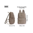 thumbnail image 3 of Spencer Travel Backpack for Womens, Nylon Backpack Shoulder Bag, Ladies Lightweight Casual Daypack 15.6 Inch Laptop Backpack, Khaki, 3 of 10