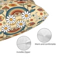 thumbnail image 3 of Fotbe Mushrooms And Rainbows Peace Funda de Almohada Decorativa Estilo Occidental, Lujo en Algodón, Fundas para Almohadas King, Cojín Estampado para Decoración del Hogar-14"x20", 3 of 6
