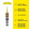 thumbnail image 3 of Black Jack Leak Stopper Rubber Flexx 10 oz. Clear Flexible Roof Repair Sealant, 3 of 8