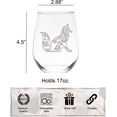 thumbnail image 3 of C&M Personal Gifts Fox Stemless Wine Glass  (Style F5), 3 of 5