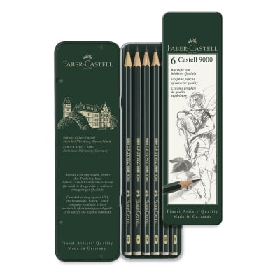 Faber-Castell 9000 Pencil - Graphite, 4B