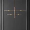 thumbnail image 6 of SAFAVIEH Viceroy 4-Light Brass Metal Pendant Light with Shade, 6 of 8
