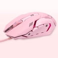 thumbnail image 3 of lionlar Colorful LED Backlit USB Wired Gaming Mouse Silent For Laptop PC Gamer, 3 of 6