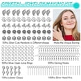 thumbnail image 2 of Ring Making Kit with 28 Colors Crystal Beads,1660 Pcs Crystal Jewelry Making Kit with Gemstone Chip Beads, Jewelry Wire, 2 of 5