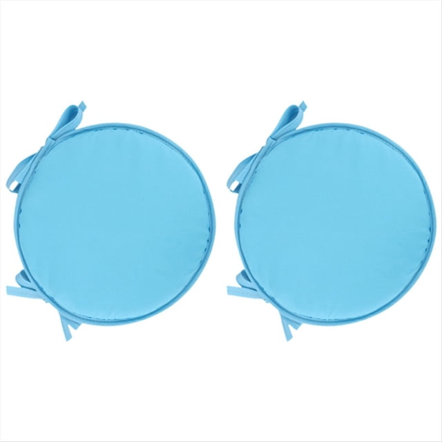 Cojines Redondos para Asientos de Sillas, 2 Piezas Cojines Circulares Impermeables para Sillas para Interiores y Exteriores, Jardín, Comedor, Oficina, Cafetería F